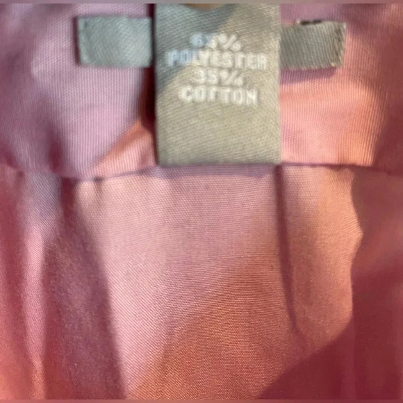 Van Heusen Poplin Collared Long Sleeve Dress Shirt Men’s‎ 16.5 (34) Pink NWOT - Picture 7 of 12